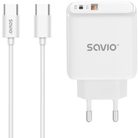 �adowarka sieciowa LA-10 30W Quick Charge Power Delivery 3.0 Bia�a + Kabel