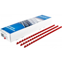 Grzbiet do bindowania DOTTS 6mm (100szt) czerwony