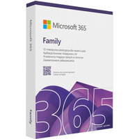M365 Family PL 1Y 6U Win/Mac Box EP2-32382, Zastępuje P/N: 6GQ-01940