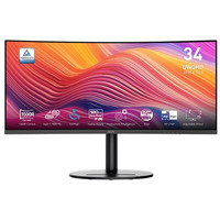 Monitor 34 cale Modern MD342CQP LED/UWQHD/Curved/120Hz/czarny