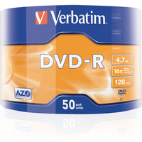 Pyta DVD-R VERBATIM (50) 4, 7GB 16x Spindle Matt Silver Wrap 43788