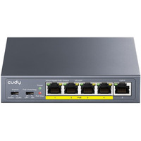 Prze��cznik GS105P 5-Port Gigabit PoE+ Switch 36W