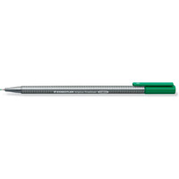 Cienkopis triplus, trjktny, 0.3 mm, zielony, Staedtler S 334-5