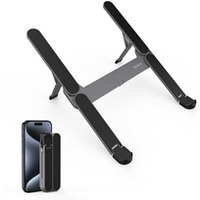Stojak na laptopa kompaktowy sk�adany 314 mini szary
