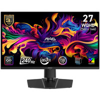 Monitor MAG 271QP QD-OLED X 24/26.5 cali/FLAT/QD-LED/WQHD/240Hz/Black