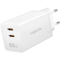 �adowarka sieciowa 2x USB-C, 65W, bia�a