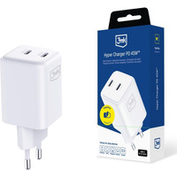 �adowarka sieciowa Hyper Charger PD 45W GaN QC4+ PPS 2C bia�a
