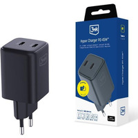 �adowarka sieciowa Hyper Charger PD 45W GaN QC4+ PPS 2C czarna