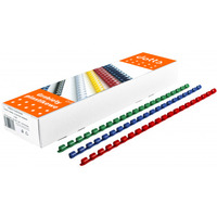 Grzbiety do bindowania DOTTS 22 mm zielone, opakowanie 50 szt. (X)