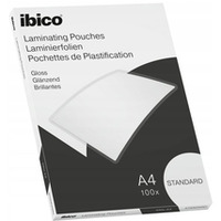 Folia do laminacji IBICO A4 125mic przezroczysta, 100 szt., STANDARD 627310