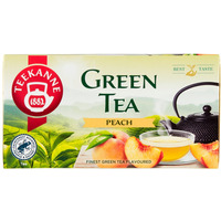 Herbata TEEKANNE Green Tea Peach brzoskwinia 20t zielona