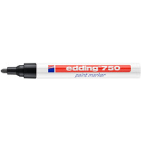 Marker lakierowy 2-4mm 750 czarny EDDING końcówka okrągła