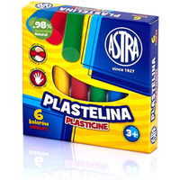 Plastelina Astra 6 kolorw, 83811905