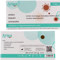 Test antygenowy wymazowy z nosa na obecno COVID-19 DOMOWY SZYBKI ARIPA 0%VAT