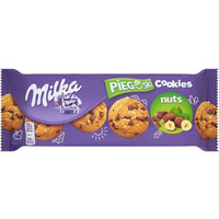 Ciastka MILKA Pieguski 135g Czekolada i orzechy CHOCO COOKIE NUT