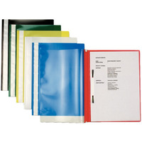 Skoroszyt miękki z wąsami A4 Esselte, 25 szt. granatowy, 15389