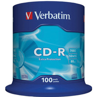 Pyta CD-R VERBATIM CAKE (100) Extra Protection 700MB x52 43411