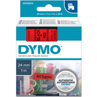 Tama DYMO D1 - 24 mm x 7 m, czarny / czerwony S0720970 do drukarek etykiet