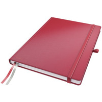 Notatnik LEITZ Complete A4 80k czerwony w kratk 44710025
