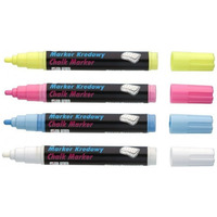 Marker kredowy, kocwka cita 15mm, 25g tuszu zielony TO-290 Toma