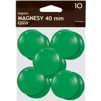 Magnesy 40mm GRAND zielone (10)^ 130-1703