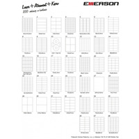 Etykiety A4 48, 5x25, 4mm biae 040 EMERSON