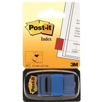 Zakadki indeksujce POST-IT 25x43mm niebieskie 680-2 50sztuk 3M