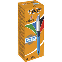 Długopis BIC 4 Colours Grip mix AST, 8871361