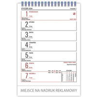 Kalendarz biurowy MERKURY 2024 (H5) TELEGRAPH