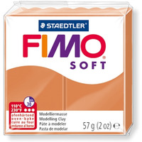 Kostka FIMO soft 57g, koniakowy, masa termoutwardzalna, Staedtler S 8020-76