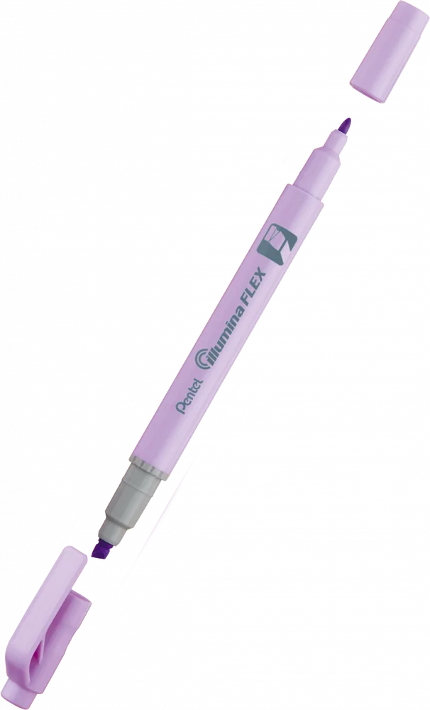 Zakrelacz dwustronny Pentel ILLUMINA FLEX pastelowy-fioletowy SLW11P-VE