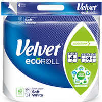 Papier toaletowy Velvet Ecoroll 4 rolki