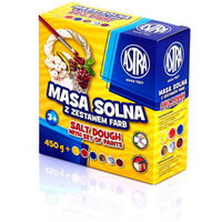 Masa solna Astra 450g + 6 kolorw farb do malowania, 324109001