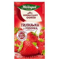 Herbata HERBAPOL HERBACIANY OGRD TRUSKAWKA Z POZIOMK 20tb