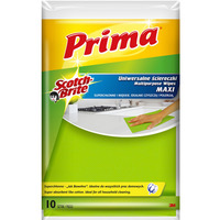 Ściereczki uniwersalne PRIMA Maxi Jak bawełna, 10szt., żółte