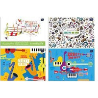 Zeszyt do nut B5 16k mix szeroka linia INTERDRUK 7469