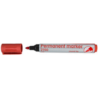 Marker permanentny 2150 czerwony 110166 D.RECT