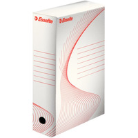 Pudło archiwizacyjne boxy 100 mm, poj. 1000 kartek, biały (10) Esselte, 20172 (X)