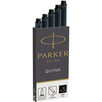 Naboje z Atramentem QUINK - STANDARD czarny - 5 szt. w pudeku 1950382 PARKER