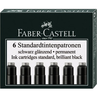 Naboje krtkie FC185507(6)czarne FABER CASTEL
