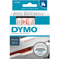 Tama DYMO D1 - 19 mm x 7 m, czerwony / biay S0720850 do drukarek etykiet