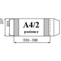 Okadka ksikowa A4/2 poziom regulowana wys.wew.203mm (10) D&D