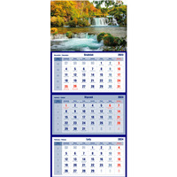 Kalendarz tr�jdzielny 2024 Wodospad Michalczyk i Prokop T-105T-06