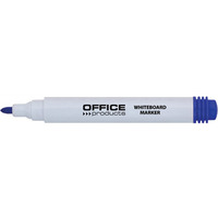 Marker do tablic, okrągły, 1-3mm (linia), niebieski, typu OFFICE PRODUCTS 17071411-01