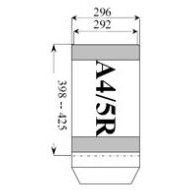 Okadka ksikowa A4/5R regulowana wys.wew.292mm (25) D&D