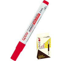 Marker tablicowy BM-003 okr�g�a ko�c�wka czerwony GRAND 160-1309 (X)