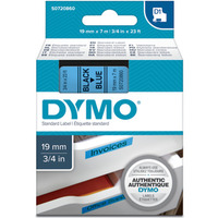 Tama DYMO D1 - 19 mm x 7 m, czarny / niebieski S0720860 do drukarek etykiet (X)