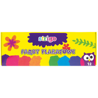 Farby plakatowe 12 kolorw STRIGO SSC032