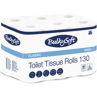 Papier toaletowy BulkySoft Classic 2 warstwy biay, celuloza 12 rolek/op 66991