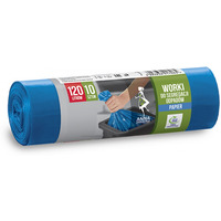 Worki do segregacji papier niebieskie LDPE 120l (10 szt.) ANNA ZARADNA 7065